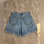 Disney VINTAGE Mickey Inc Jean Shorts High Rise High Waist 90s Small Cuffed Photo 4