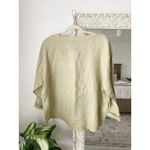 ZARA  Relaxed Fit 100% Linen Top Photo 6