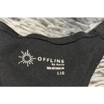 Aerie Offline By Juniors/Teens Size L Black Sports Bra Photo 2