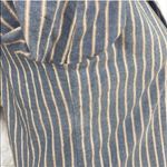 SheIn Classic Blue/White Striped Open Front Blazer Photo 4