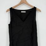 American Giant Women's Linen Tie Dress Size M Black Size M Photo 3