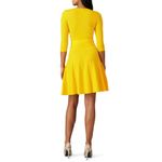 RTR Ralph Lauren Yellow Crossover Tie Waist V Photo 1