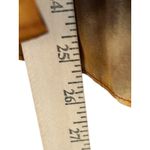 Serenade New York Womens Y2K Crinkle Pleated Print Button Front Blouse Top Large Brown Photo 6