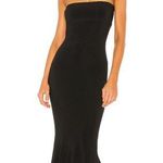 Norma Kamali  Strapless Fishtail Dress in Black XL Photo 0