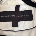 Marc New York White Puffer Jacket with Faux Fur Hood, Small Photo 1