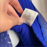 Tadashi Shoji  Pintuck Jersey Boatneck Sheer Dress size medium NWOT Photo 7