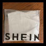 SheIn white Ruffle sleeves, v-neck Cropped top. Size Large. New with bag Photo 6