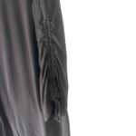 Garnet Hill Women's Size Large Grey Soft Tencel Rouched Sleeves Tunic Top Photo 3