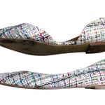 J.Crew Multi Color Womens Size 7.5 Tweed Flats Pointed Toe Textured Woven Photo 1
