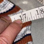 Lush Clothing Urban Outfitters Gray & Brown Striped Sleeveless Circle Skirt Tank Top Dress Photo 5