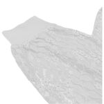 NEW Semi Formal Bishop Sleeve V Neck Bodycon Midi Dress M White Size M Photo 5