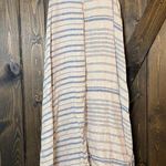 J.Jill  Pure Jill Lagenlook Striped Sleeveless 100% Linen Maxi Dress Photo 0