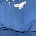 Kay Unger NEW  Dark Ink Frances Column Sleeveless Gown Sz 8 Photo 3