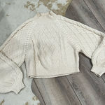 Free People  cream turtleneck sweater Photo 0
