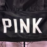 PINK - Victoria's Secret Pink Victoria’s Secret travel bag black and white extends out medium size NWOT​​ Photo 1