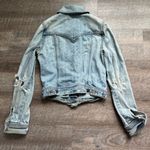 Abercrombie & Fitch Vintage Jean Jacket Distressed Size Medium Blue Photo 1