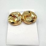 Dreamstate Knot Stud Earrings in Gold Photo 1