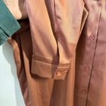 Lelis Dress Women XS Copper Brown Shirt Dress Long Sleeve Fall Casual Minimal Photo 3