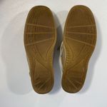 Sperry Top Sider Boat Shoes Women’s Size 10M Leather Fabric Upper Linen Oat Photo 4