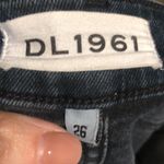 DL1961  insta sculp ankle skinny black jeans Photo 3