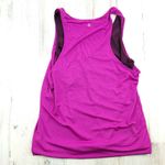 prAna Women's Sleeveless Scoop Neck Top Burnout Double Layer pink SZ S Photo 1