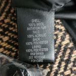 Apt. 9  brown tan herringbone wool belted coat size xl Photo 5