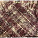 None Sweet Lilac Mesh Lace Floral Top Y2K Romantic Grunge L Photo 4