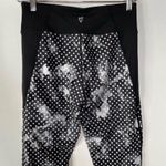 Betsey Johnson Performance 7/8 Leggings Floral Polkadot Print Size Medium Photo 3