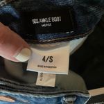 EXPRESS  Womens 90s Ankle Boot Mid Rise Distressed Cropped Jeans‎ Size 4S Photo 4