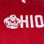 Bella Canvas Red Ohio State Graphic T-Shirt Photo 1