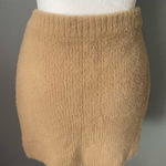 Aerie NWT Cozy Fuzzy Mini Skirt Oatmeal Photo 0