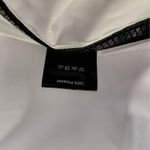 PinFin Womens Hooded Windbreaker Jacket Sz Medium White Outdoor Hiking Rain Coat Photo 12