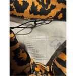 NWT Celestial Bodiez rebel leopard blackout collection denim jacket size large Black Photo 5