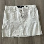 Hollister  high waisted stretch custom-detailed denim mini skirt Photo 0