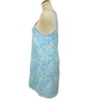 ZARA Trafaluc Womens Keyhole Back Dress Turquoise & White Size Medium Photo 1