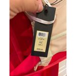 Rachel Zoe Nico Drape gown Long Formal Dress Pink / Red Satin 2 Photo 7