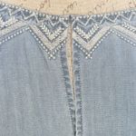 Holding Horses  Dress Anthropologie Sz Small Chambray Embroidered Western Rodeo Photo 9