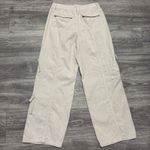 Angel Kiss  Women Corduroy Cargo Pants Beige Elastic Waist Wide Leg Size 7/28 Photo 3