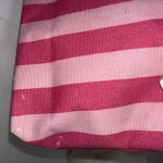Victoria's Secret  Logo Canvas Lined Tote Bag - Iconic Pink Stripe Photo 9