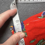 Old Navy  Shorts Womens 12 Red Floral Linen Blend 3.5 Inseam Tropical Summer NWT Photo 8