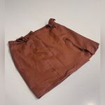 Free People Womens Faux Leather Mini Skirt size 4 Photo 1