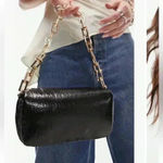 Topshop Simon Puffy Faux Leather Shoulder Bag Photo 3