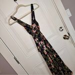 Anthropologie Maeve Gabriella Elegant Floral Black Maxi Dress XXSP Photo 7