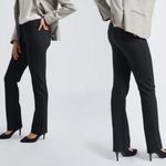 Betabrand  Pinstripe Yoga Trouser Dress Pants Black XS Photo 1