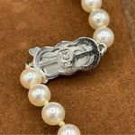 Authentic Mikimoto Pearl Choker Necklace 13” – Sterling Silver Clasp – Japan Photo 13