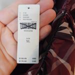 Maeve  Plaid Puff Mini Dress Red Anthropologie Short Sleeve Sweetheart NWT XL Photo 12