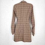 ZARA  Plaid Button Down Shirt Dress Size S Photo 4