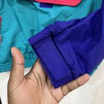 Woolrich Vintage Retro  Woman Colorblock Pullover Windbreaker Sigmet Gear Medium Photo 3