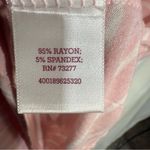 SO  Pink & White Striped Lace-Up Short Sleeve Top Soft Relaxed Fit Size Small Photo 4