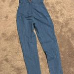 Haute Monde  Denim Style Jumpsuit SIZE M Photo 4